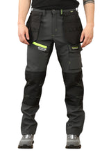 Load image into Gallery viewer, Men&#39;s Waterproof  Softshell cargo Workwear Trousers Removeable Pockets
