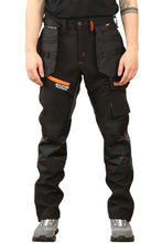 Load image into Gallery viewer, Men&#39;s Waterproof  Softshell cargo Workwear Trousers Removeable Pockets
